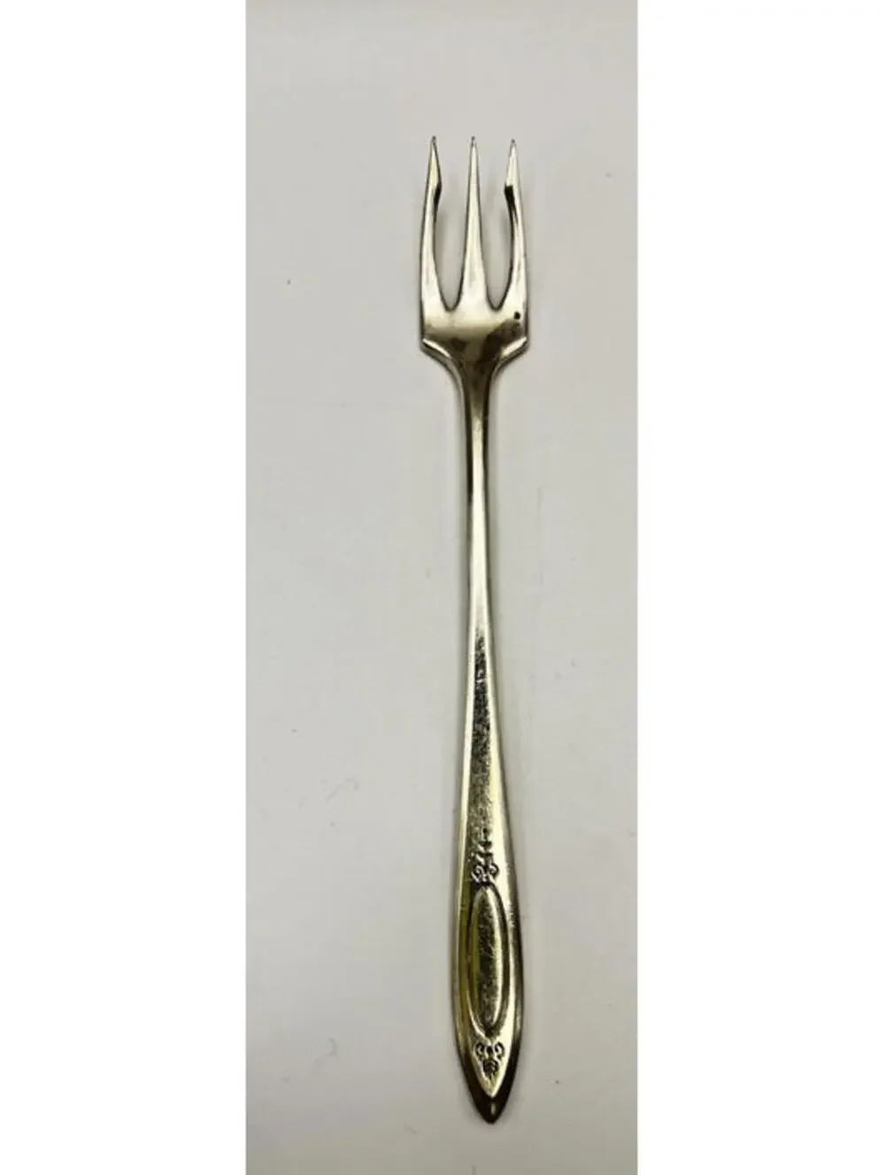 Vintage Oneida Silver Adam Silverplated Pickle Olive fork Community 2579.1